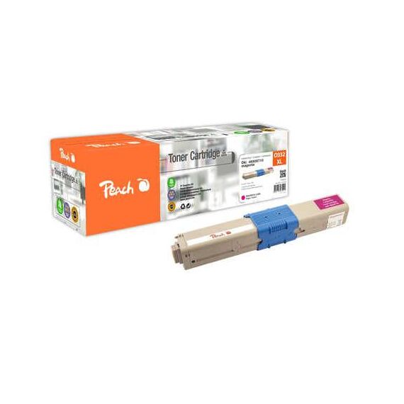 Peach Toner Module magenta, compatible with OKI 46508710
