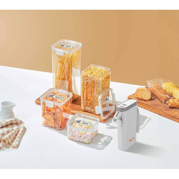 Peach label printer white space-saving and cordless PE110w