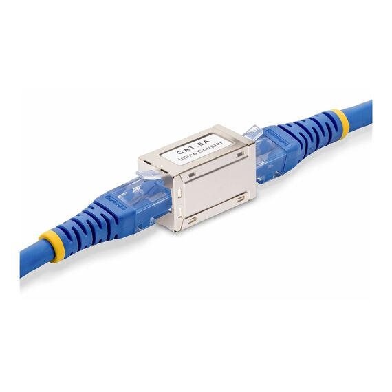 StarTech.com Shielded RJ45 Coupler, Inline  | IN-CAT6A-COUPLER-S1