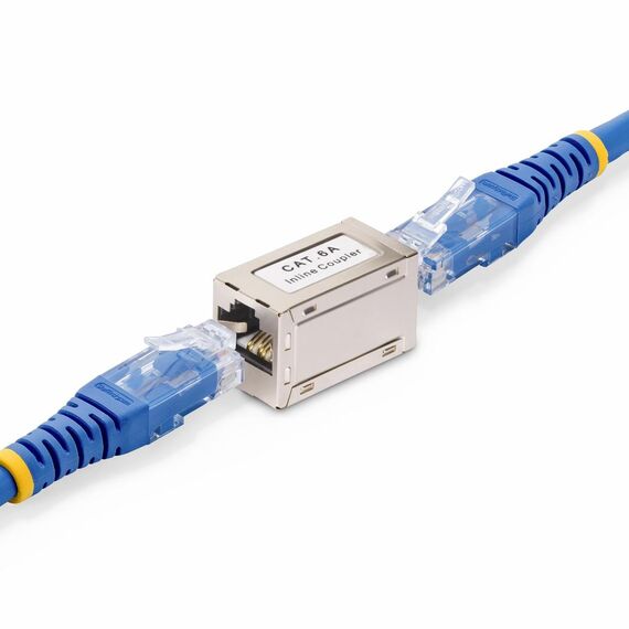 StarTech.com Shielded RJ45 Coupler, Inline  | IN-CAT6A-COUPLER-S1