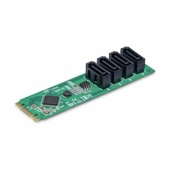 StarTech.com 4-Port M.2 to SATA Adapter Card | 4P-SATA-M2-ADAPTER