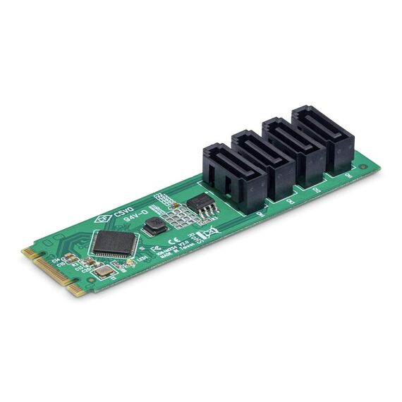 StarTech.com 4-Port M.2 to SATA Adapter Card | 4P-SATA-M2-ADAPTER