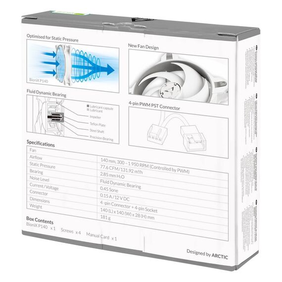 Arctic BioniX P140 (GreyWhite) – Pressureoptimised ACFAN00160A