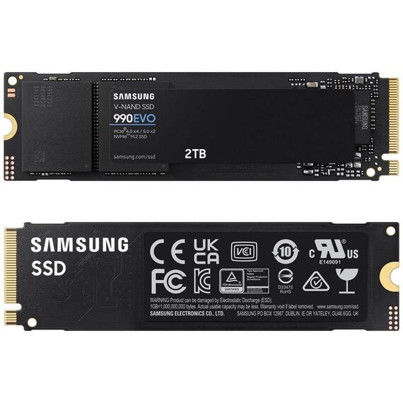 Samsung 990 EVO MZV9E2T0BW SSD encrypted 2 TB MZV9E2T0BW