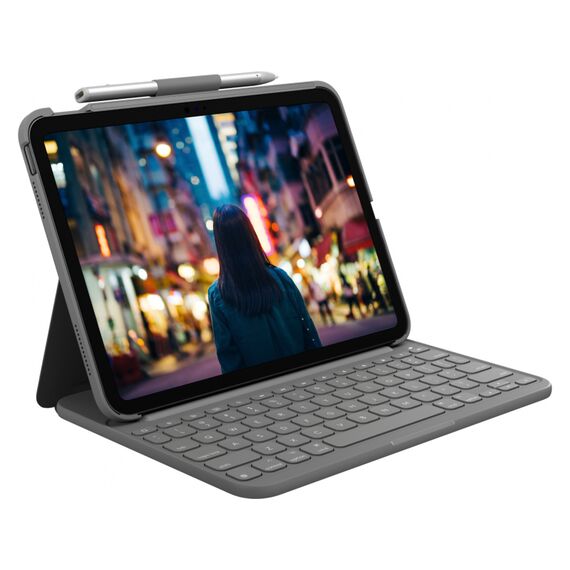 Logitech Slim Folio - Keyboard and folio case - wire | 920-011423
