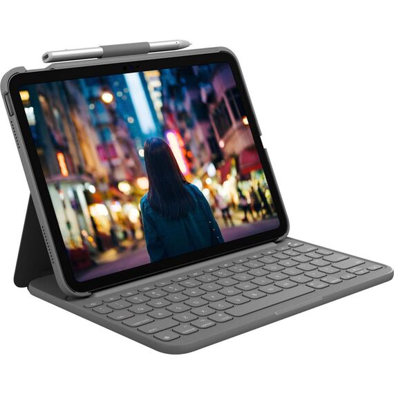 Logitech Slim Folio - Keyboard and folio case - wire | 920-011423