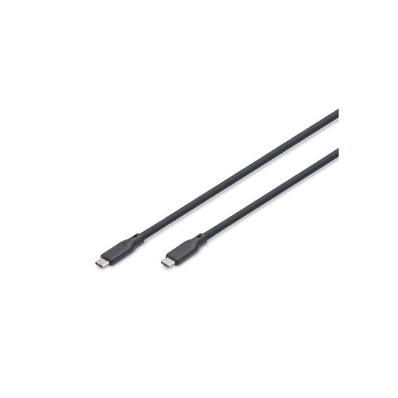 Digitus USB silicone cable, USB 10Gbps, 1m, bla | AK-300342-010-S