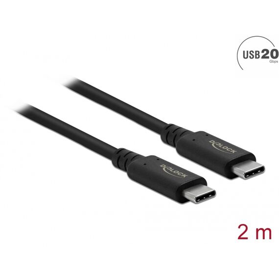 Delock - USB cable - 24 pin USB-C (M) to 24 pin USB-C (M) | 86980