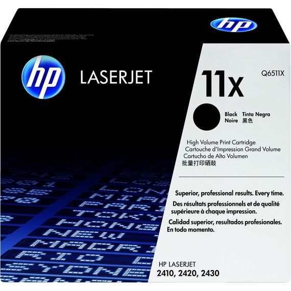 HP 11X - High Yield - black - original - LaserJet - tone | Q6511X