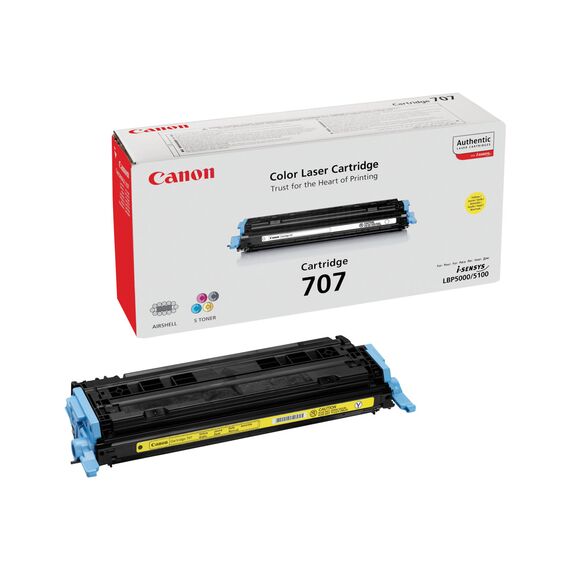 Canon 707Y - Yellow - original - toner cartridge - for | 9421A004