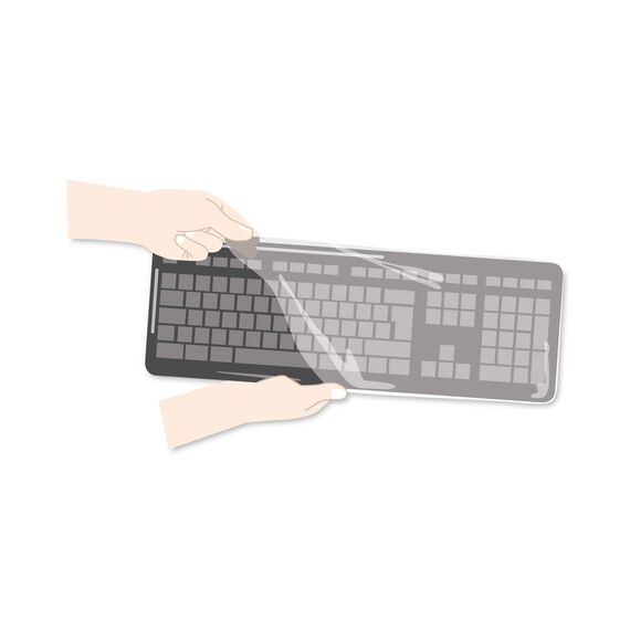 Baaske Universal flexible keyboard cover e-lastic 2005758