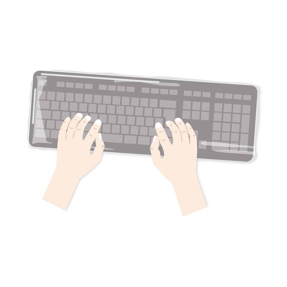 Baaske Universal flexible keyboard cover e-lastic 2005758