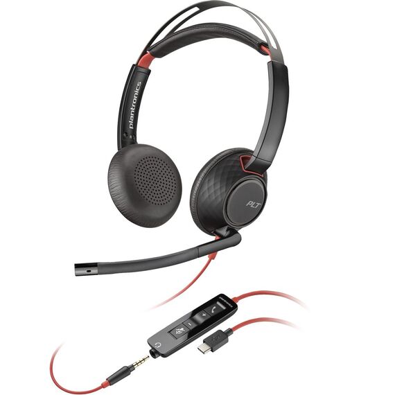 Poly Blackwire C5220 - Blackwire 5200 series - headset  | 805H3AA