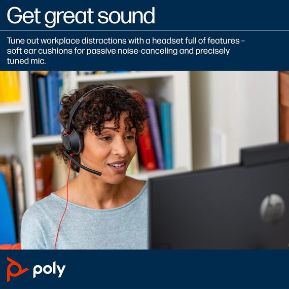 Poly Blackwire C5220 - Blackwire 5200 series - headset  | 805H3AA