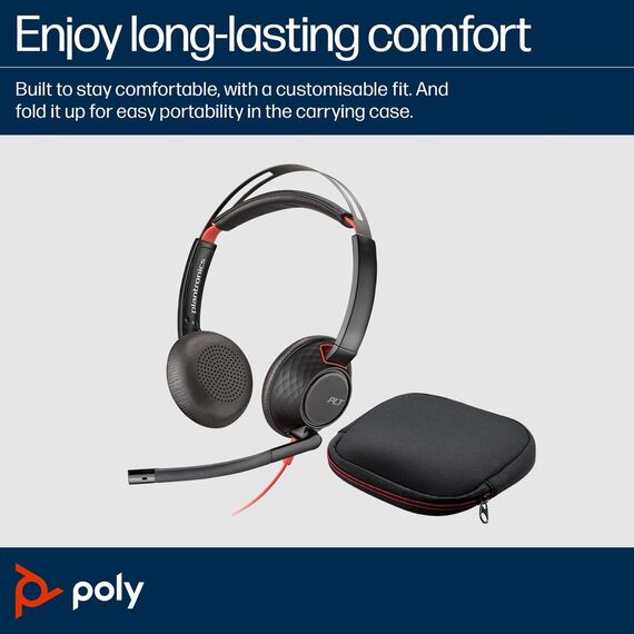 Poly Blackwire C5220 - Blackwire 5200 series - headset  | 805H3AA