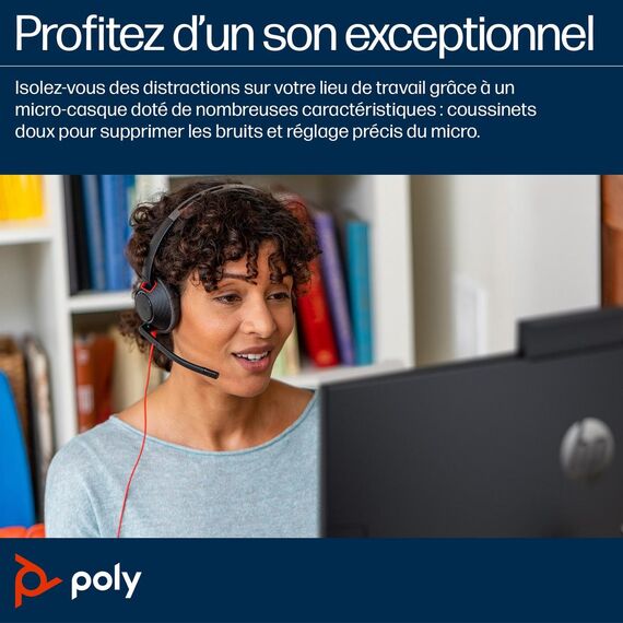 Poly Blackwire C5220 - Blackwire 5200 series - headset  | 805H3AA