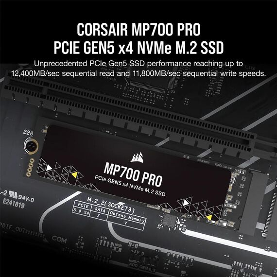 CORSAIR MP700 PRO - SSD - 4 TB - internal  | CSSD-F4000GBMP700PNH