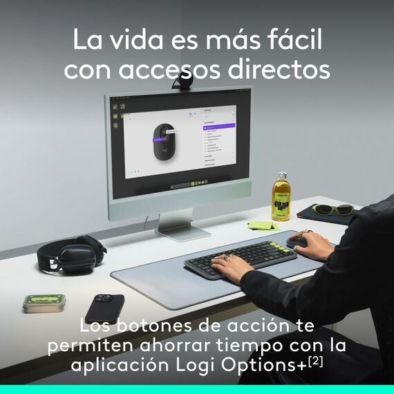 Logitech POP / Ambidextrous / Optical / Bluetooth /  | 910-007413