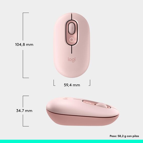 Logitech POP / Ambidextrous / Optical / Bluetooth /  | 910-007413