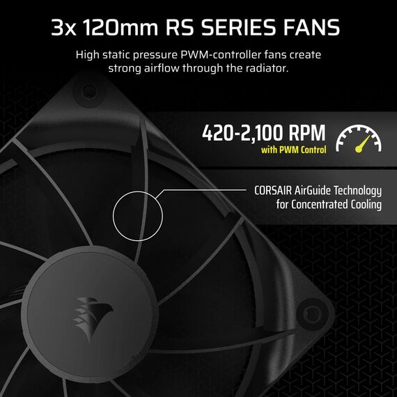 Corsair NAUTILUS 360 RS / Air cooler / 1700 RPM / | CW-9060089-WW