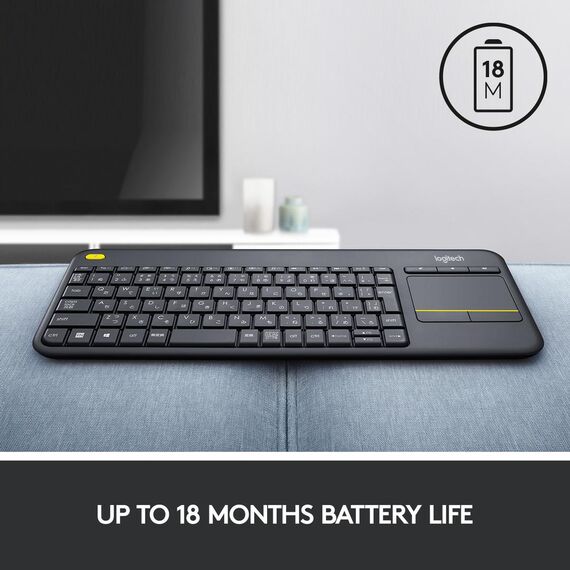 Logitech Wireless Touch Keyboard K400 Plus - Keyboar | 920-007133