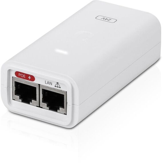 Ubiquiti Networks POE-24-24W-G-WH - PoE injector - AC 100-240 V -