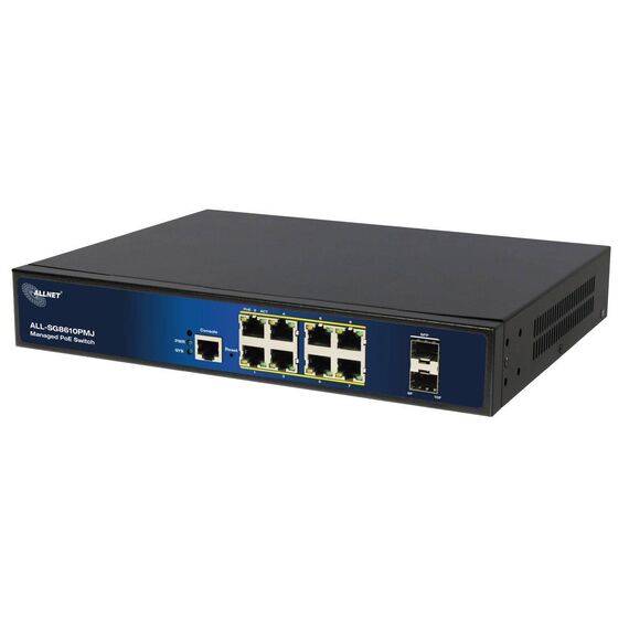 ALLNET Switch full managed Layer2+ 10 Port• 8x ALLSG8610PMJ