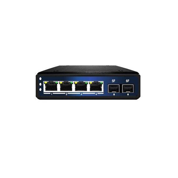 ALLNET Switch industrial unmanaged Layer2 6 Port ALLSGI8104v2