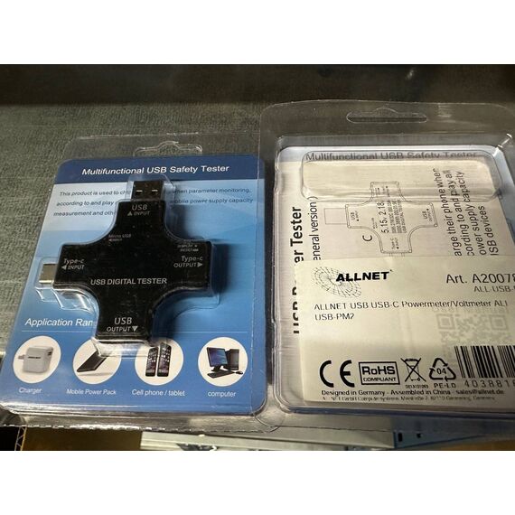 ALLNET USB USBC PowermeterVoltmeter ALLUSBPM2 ALLUSBPM2