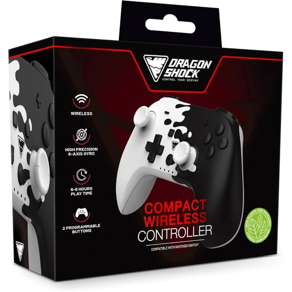 DragonShock Controller Poptop Wireless OLED Style DSCNSWBW