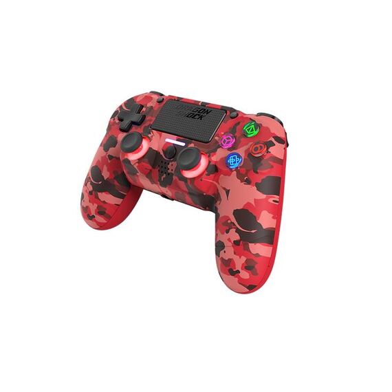 DragonShock Mizar Wireless Controller for PS4 Red Camo DSCPS4RC