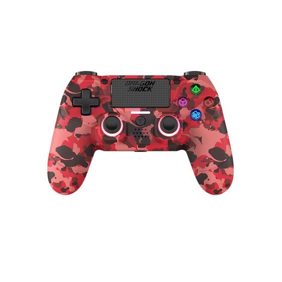 DragonShock Mizar Wireless Controller for PS4 Red Camo DSCPS4RC