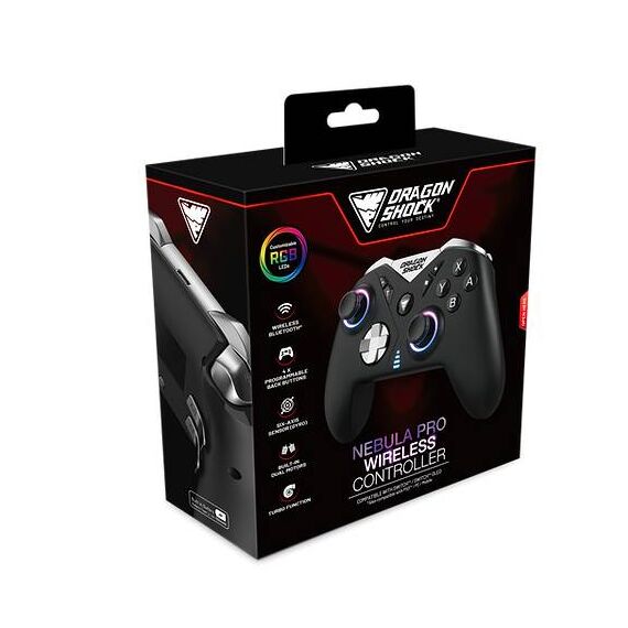 DragonShock Nebula Pro Wireless Controller for Switch (Black) DSCPNSWBK