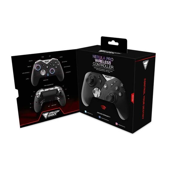 DragonShock Nebula Pro Wireless Controller for Switch (Black) DSCPNSWBK