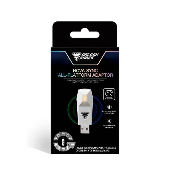 DragonShock Nova-Sync All-Platform Adaptor white