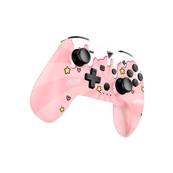 DragonShock PopTop Compact Wireless Controller for Switch (Sweet Pink)