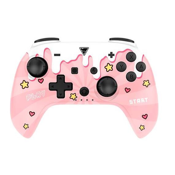 DragonShock PopTop Compact Wireless Controller for Switch (Sweet Pink)