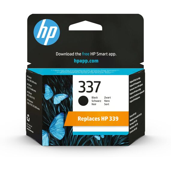 HP 337 11 ml black original ink cartridge for C9364EEBA3