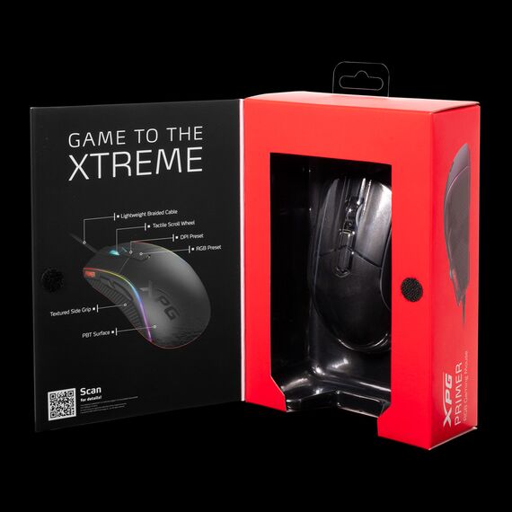 XPG Primer - Mouse - optical - 7 buttons - wired - USB | 75260144