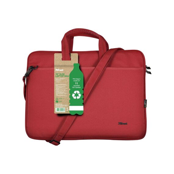 Trust Bologna Slim - Notebook carrying case - 16" - red | 24449