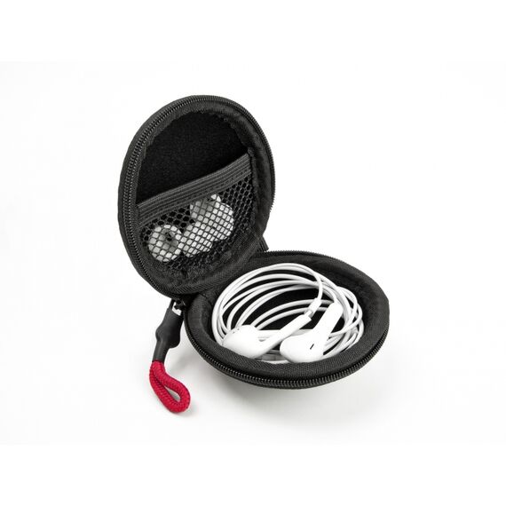 Delock - Case for headphones - polyester - grey, black | 18421