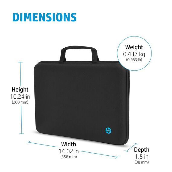 HP Mobility - Notebook carrying case - 11.6" - black -  | 4U9G8AA