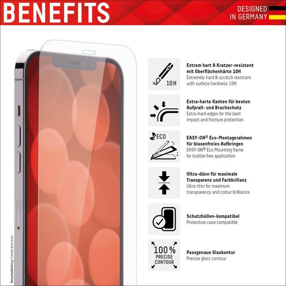 DISPLEX Real Glass - Protective case for mobile phone - i | 01712