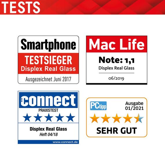 DISPLEX Real Glass - Protective case for mobile phone - i | 01712