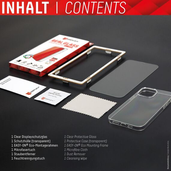 DISPLEX Real Glass - Protective case for mobile phone - i | 01712
