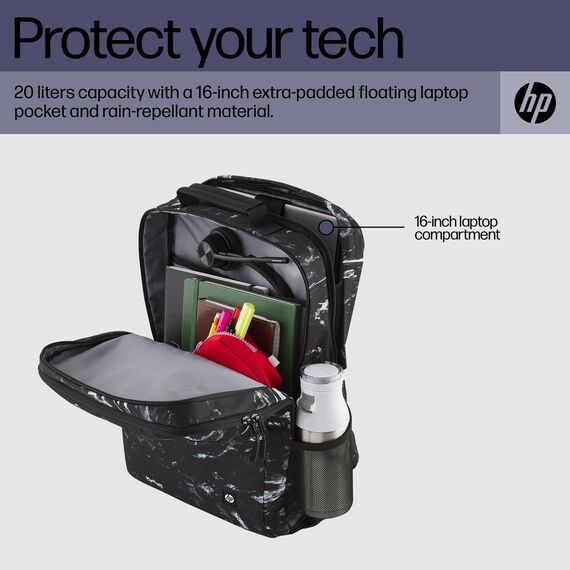 HP - Campus XL - notebook carrying backpack - 16.1" - s | 7K0E2AA
