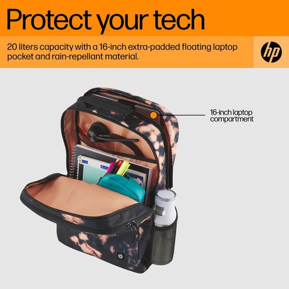 HP - Campus XL - notebook carrying backpack - 16.1" - s | 7K0E2AA