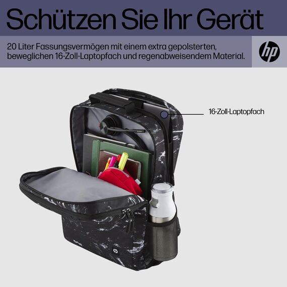 HP - Campus XL - notebook carrying backpack - 16.1" - s | 7K0E2AA