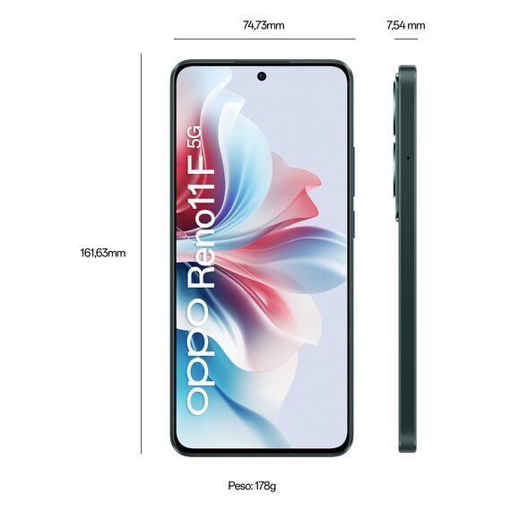 Oppo Reno11F 5G Dual Sim 8GB RAM 256GB Green EU 110010233294