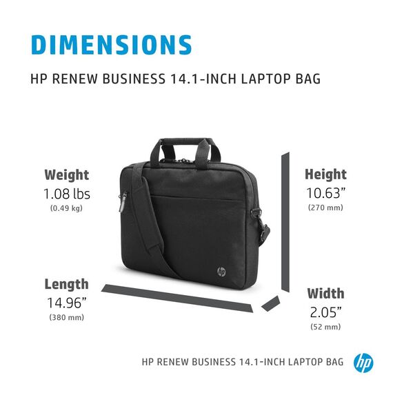 HP Renew Business - Notebook carrying shoulder bag - 14 | 3E5F9AA